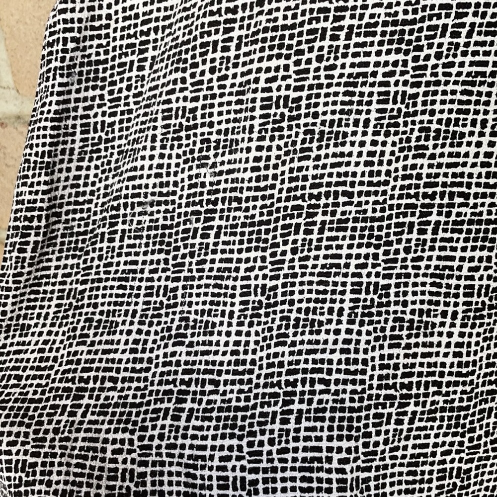 Pin Check Pattern Shift Mini Dress - Picture 5 of 8